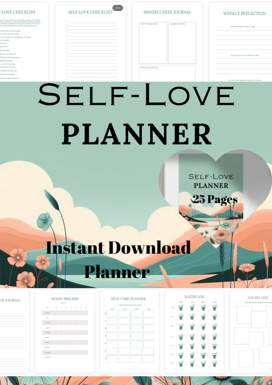 Printable Self-love journal - Glo Cre8s