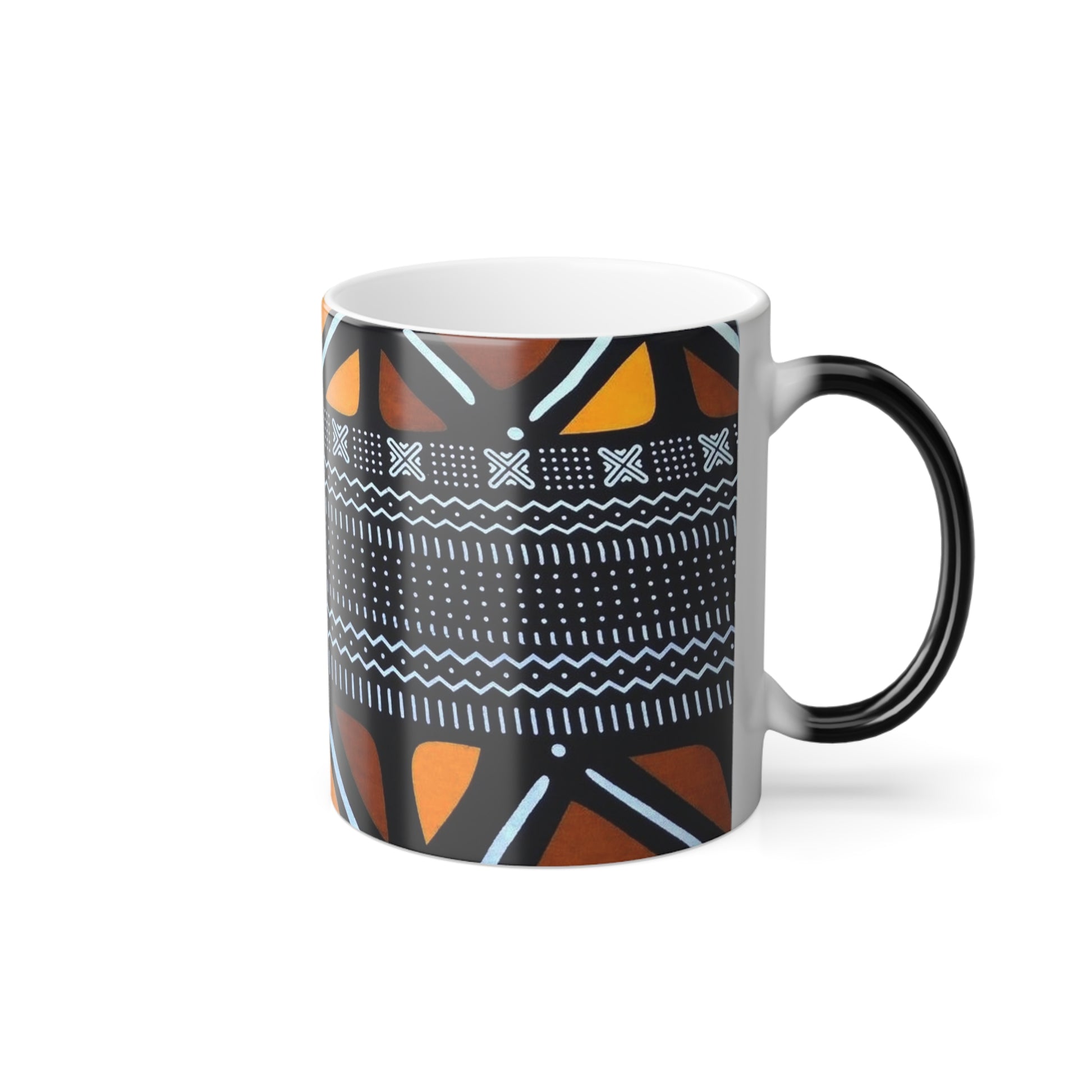 Bologan mud print mug African print Color Morphing Mug, 11oz unique gift ideas mothers day gift fathers day gift birthday gift for boss - Glo Cre8s