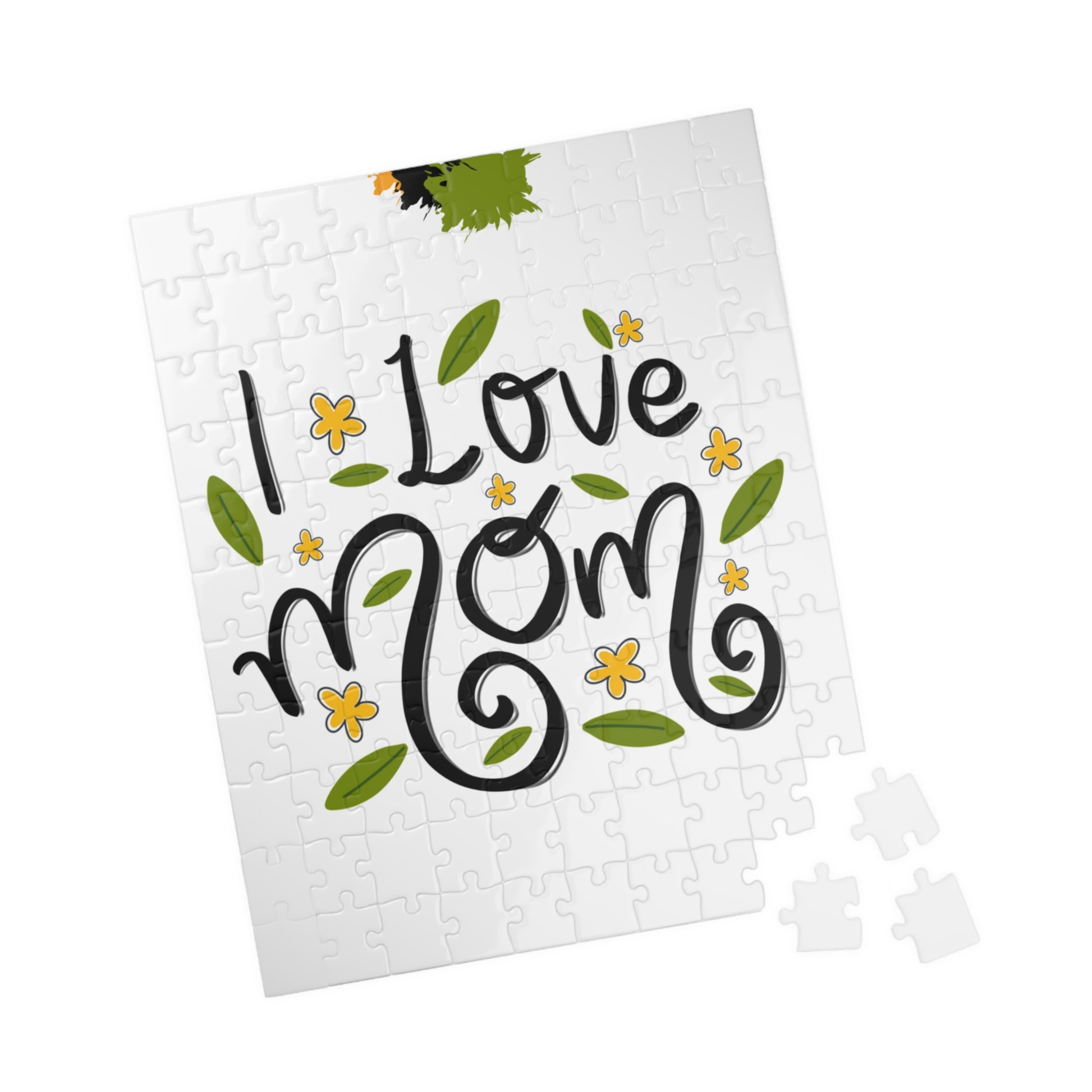 I love mom puzzle (110, 252, 520, 1014-piece) Mothers day gift for mum, Mothers day puzzle game - Glo Cre8s