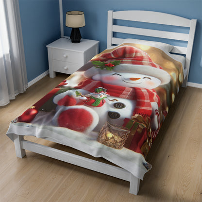 Christmas Velveteen Plush Blanket