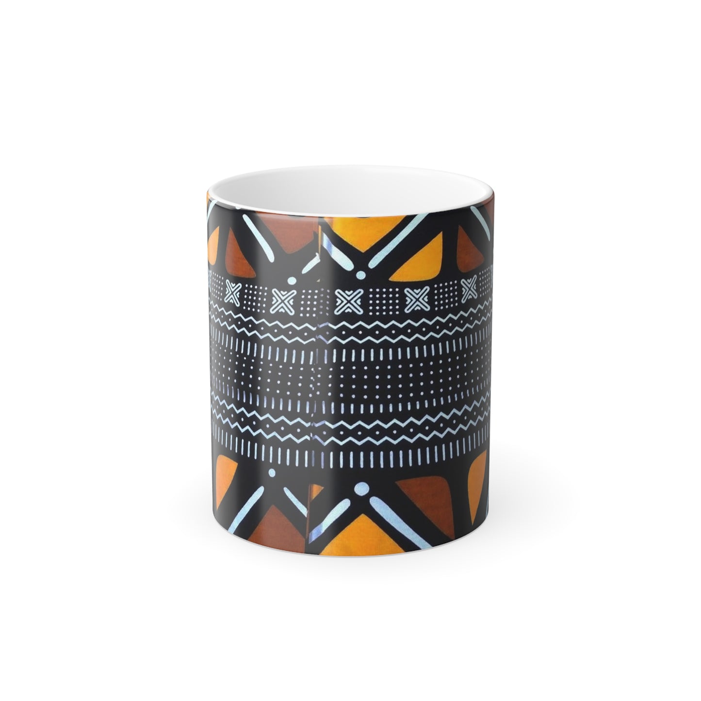 Bologan mud print mug African print Color Morphing Mug, 11oz unique gift ideas mothers day gift fathers day gift birthday gift for boss - Glo Cre8s