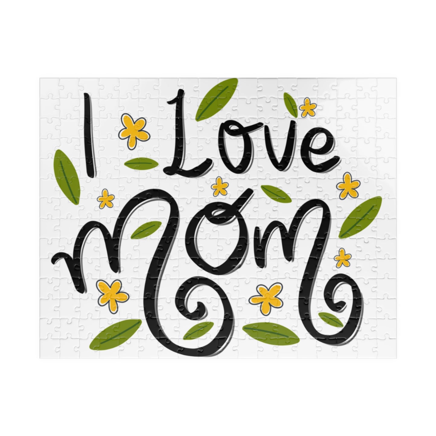 I love mom puzzle (110, 252, 520, 1014-piece) Mothers day gift for mum, Mothers day puzzle game - Glo Cre8s