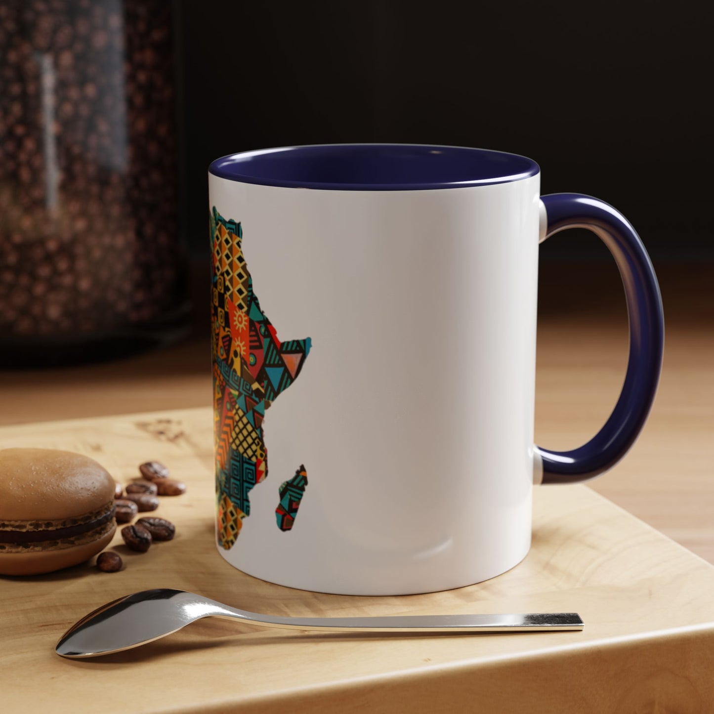 African Map Accent Coffee Mug (11oz) - Glo Cre8s