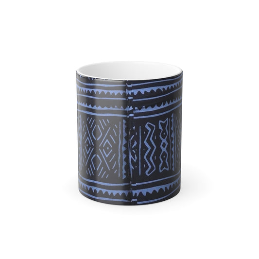 Unique African print Color Morphing Mug, 11oz unique gift ideas mothers day gift fathers day gift birthday gift for boss - Glo Cre8s