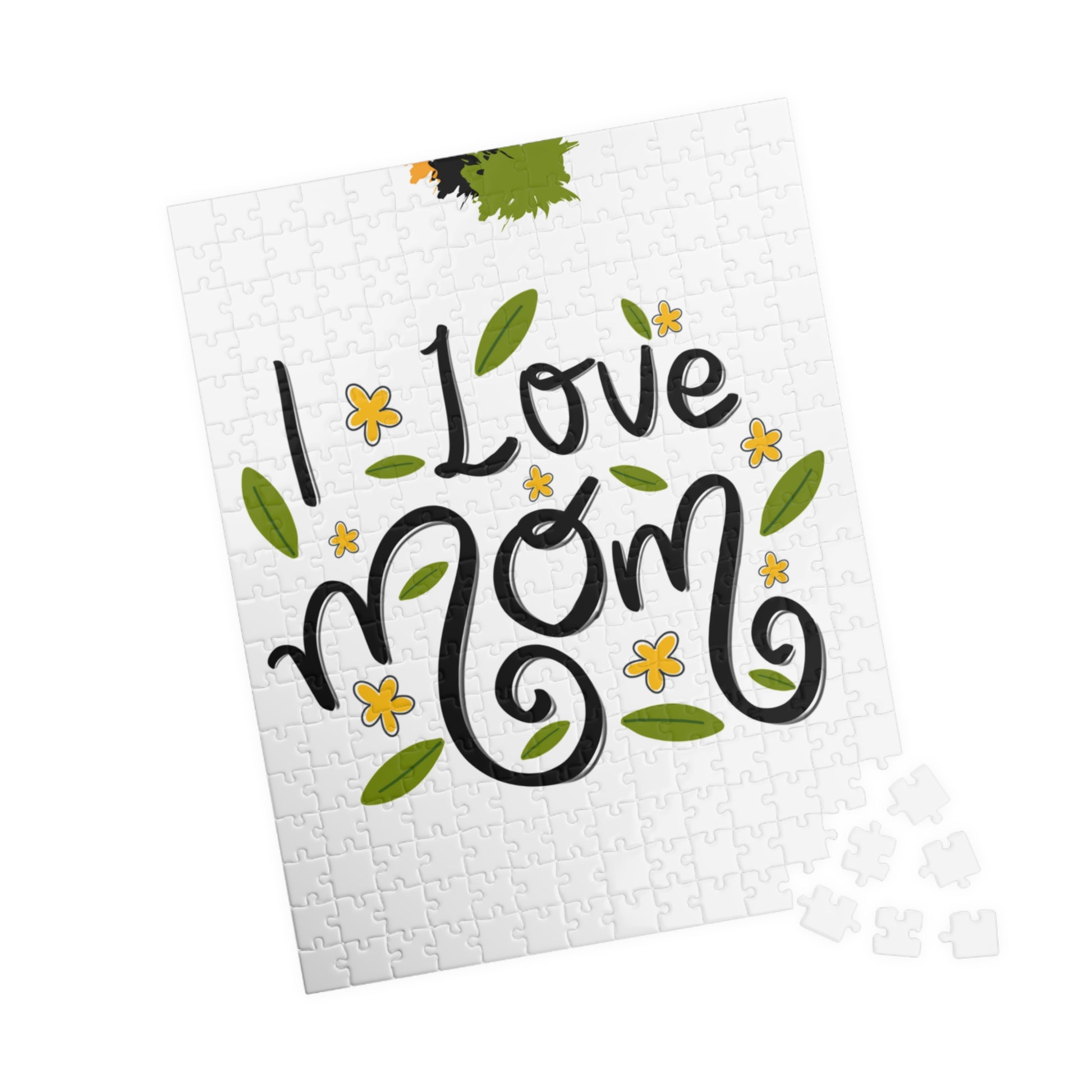 I love mom puzzle (110, 252, 520, 1014-piece) Mothers day gift for mum, Mothers day puzzle game - Glo Cre8s