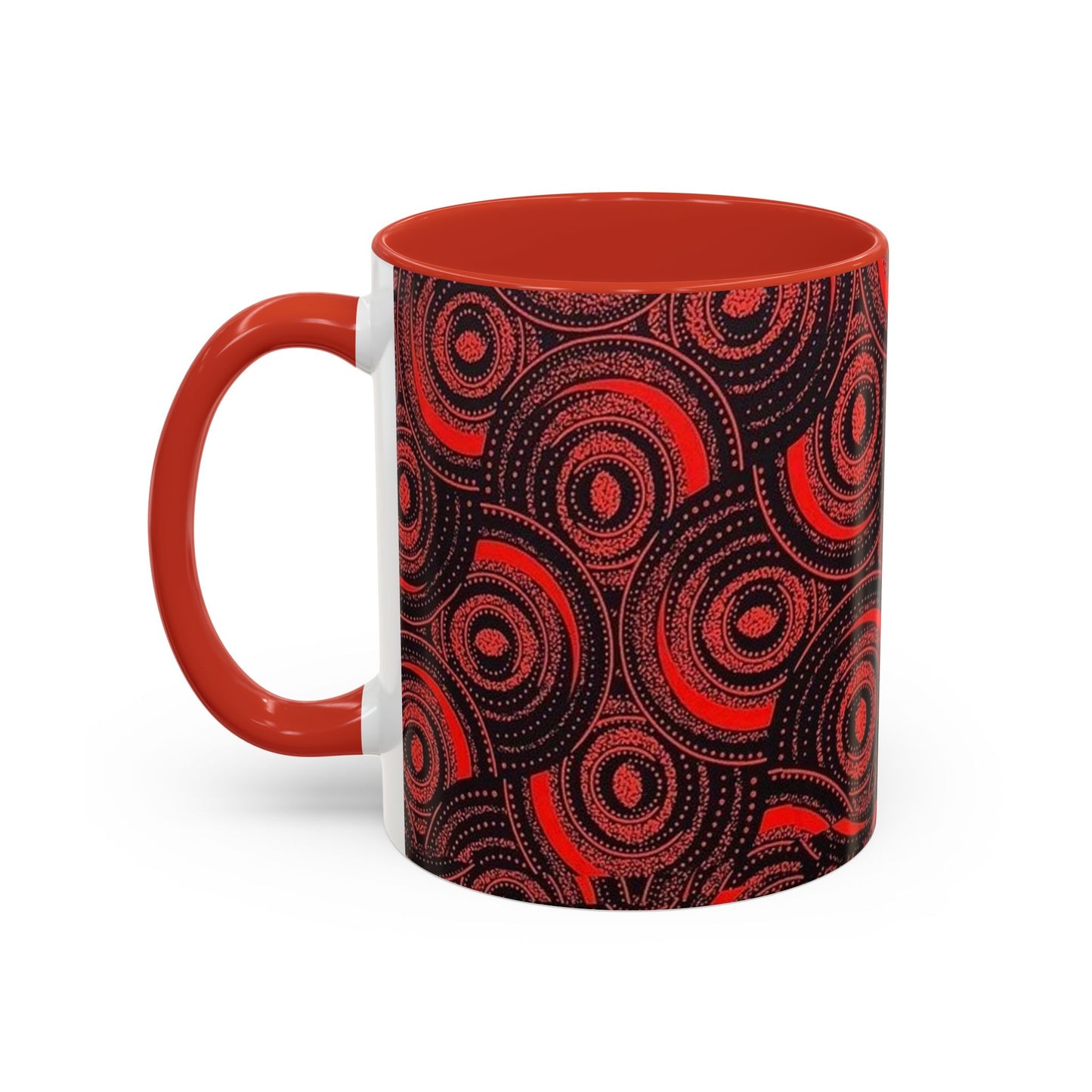 Orange African art Accent Coffee Mug, 11oz unique gift ideas mothers day gift fathers day gift birthday gift for boss - Glo Cre8s