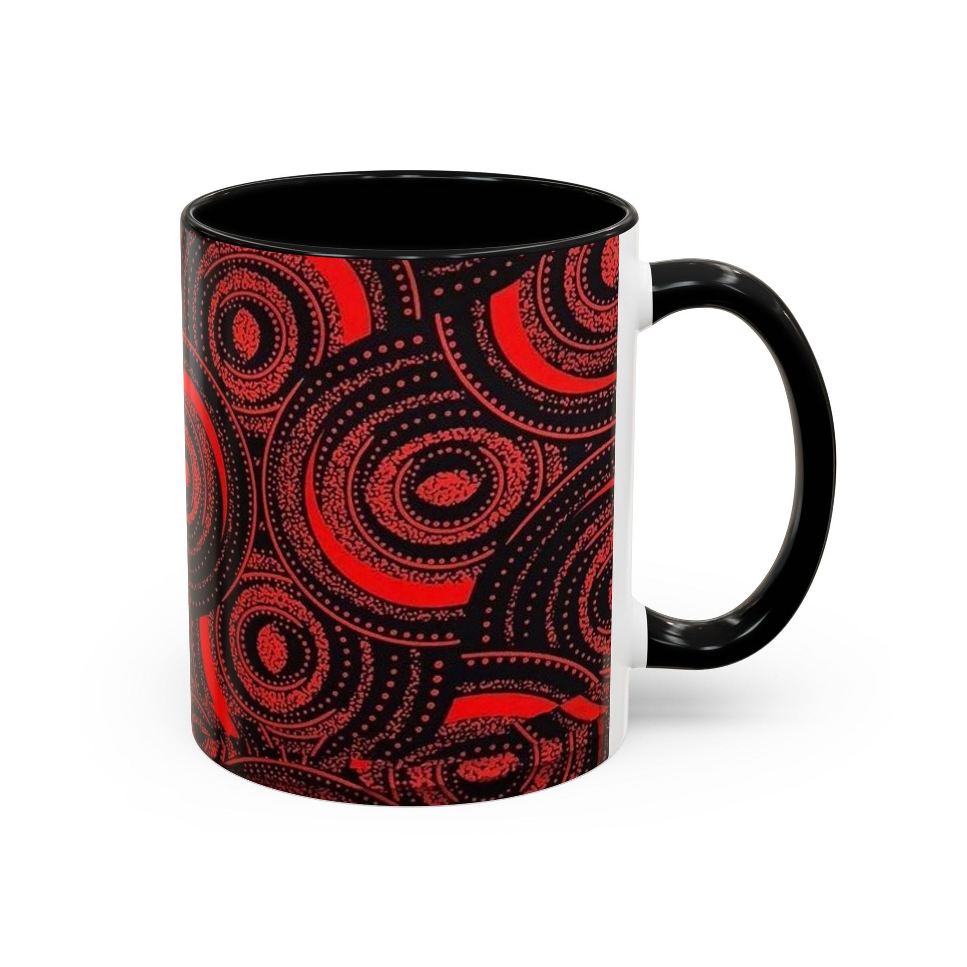 Orange African art Accent Coffee Mug, 11oz unique gift ideas mothers day gift fathers day gift birthday gift for boss - Glo Cre8s