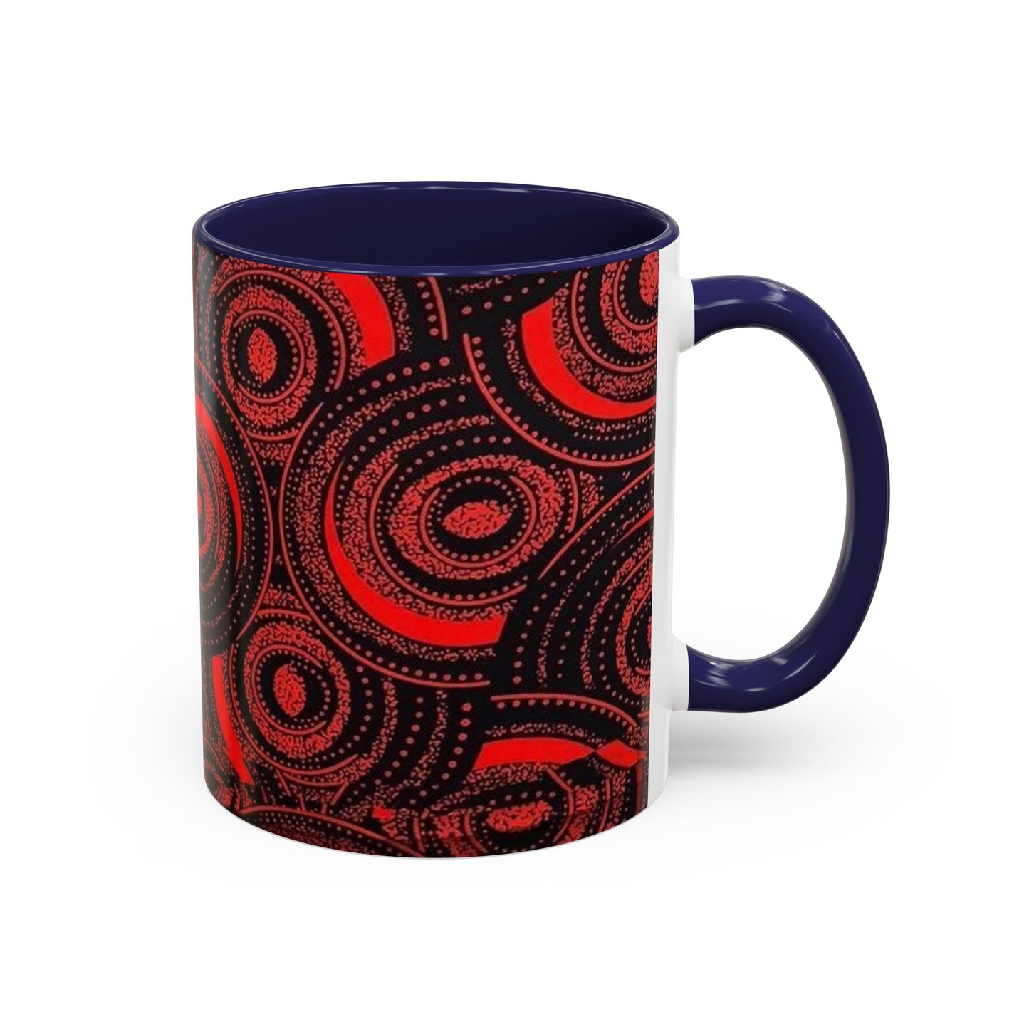 Orange African art Accent Coffee Mug, 11oz unique gift ideas mothers day gift fathers day gift birthday gift for boss - Glo Cre8s