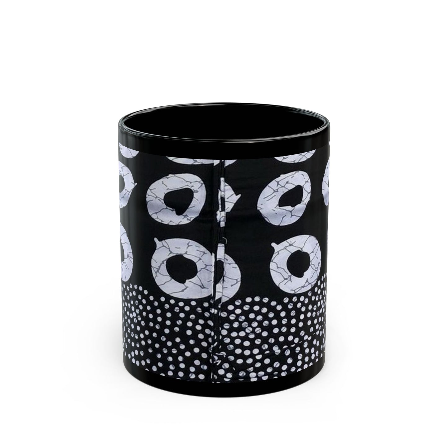 African art Black Mug (11oz) unique gift ideas mothers day gift fathers day gift birthday gift for boss - Glo Cre8s