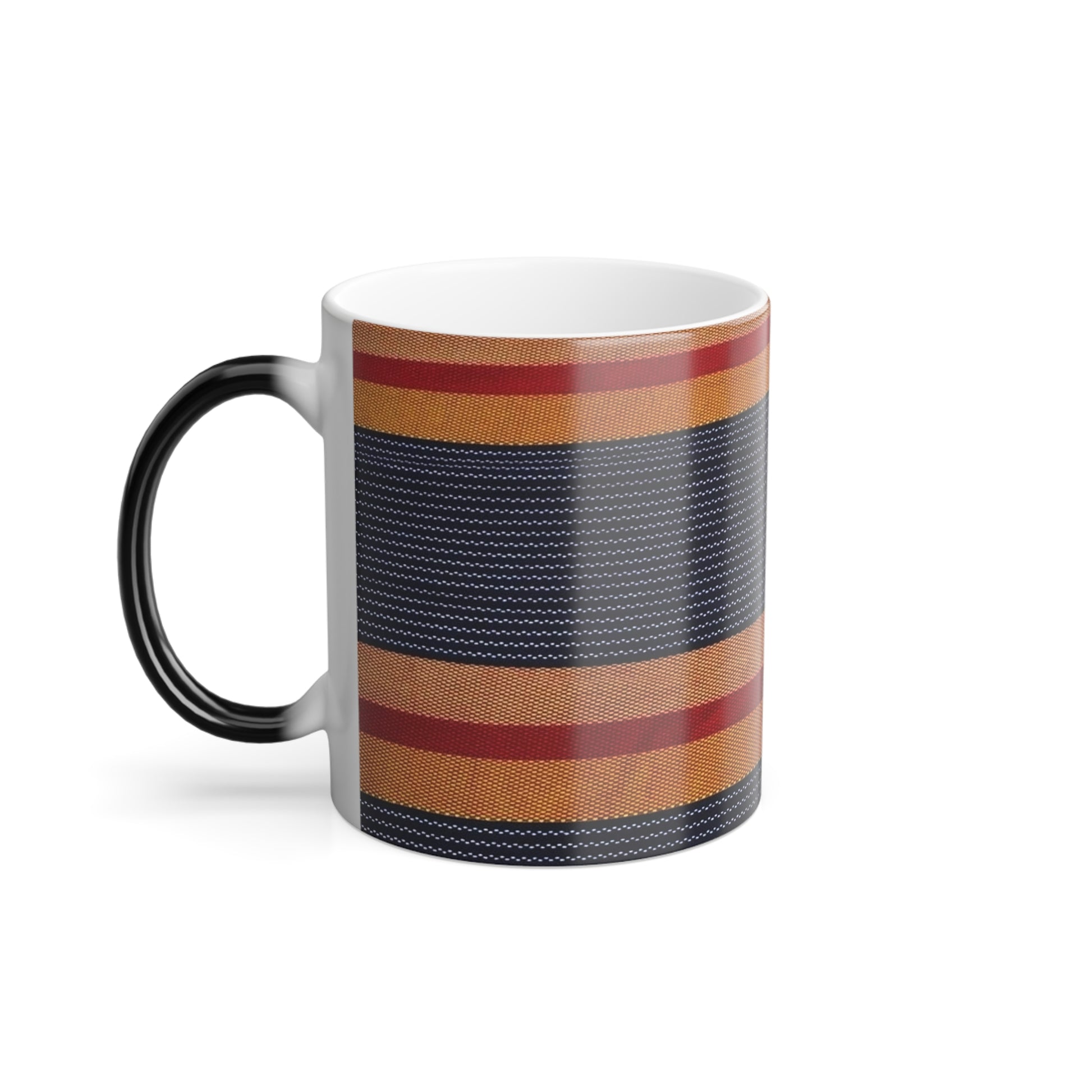 Multi-tone color morphing mug, 11oz African art mug - Glo Cre8s