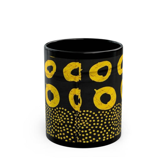 African art Black Mug (11oz) unique gift ideas mothers day gift fathers day gift birthday gift for boss - Glo Cre8s