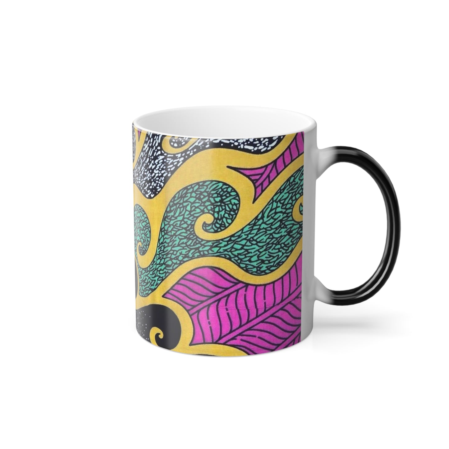 Unique Art Print Colour Morphing Mug