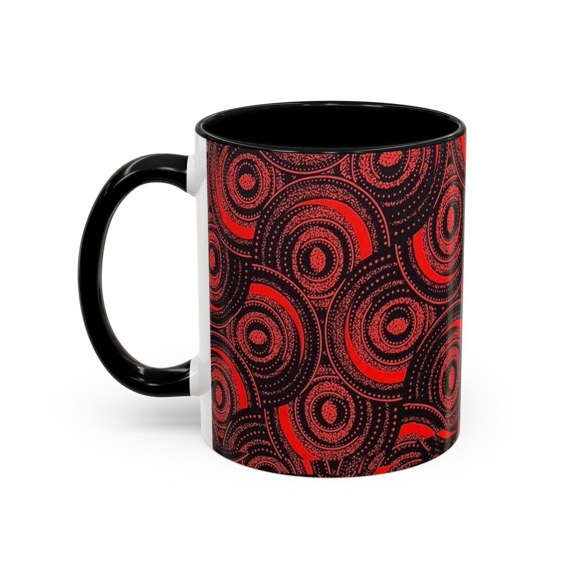 Orange African art Accent Coffee Mug, 11oz unique gift ideas mothers day gift fathers day gift birthday gift for boss - Glo Cre8s