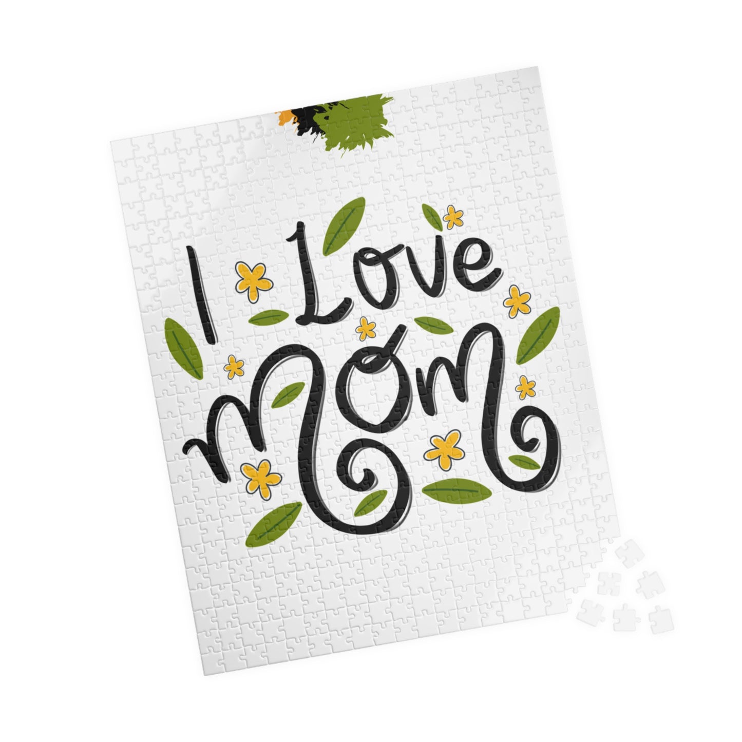 I love mom puzzle (110, 252, 520, 1014-piece) Mothers day gift for mum, Mothers day puzzle game - Glo Cre8s