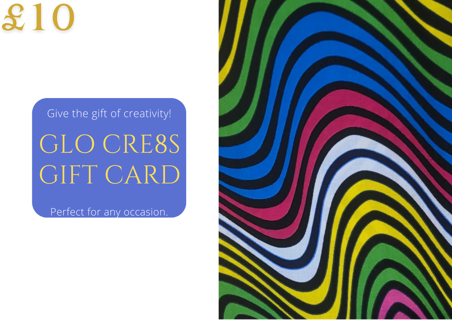 Glo Cre8s e-voucher gift card - Glo Cre8s