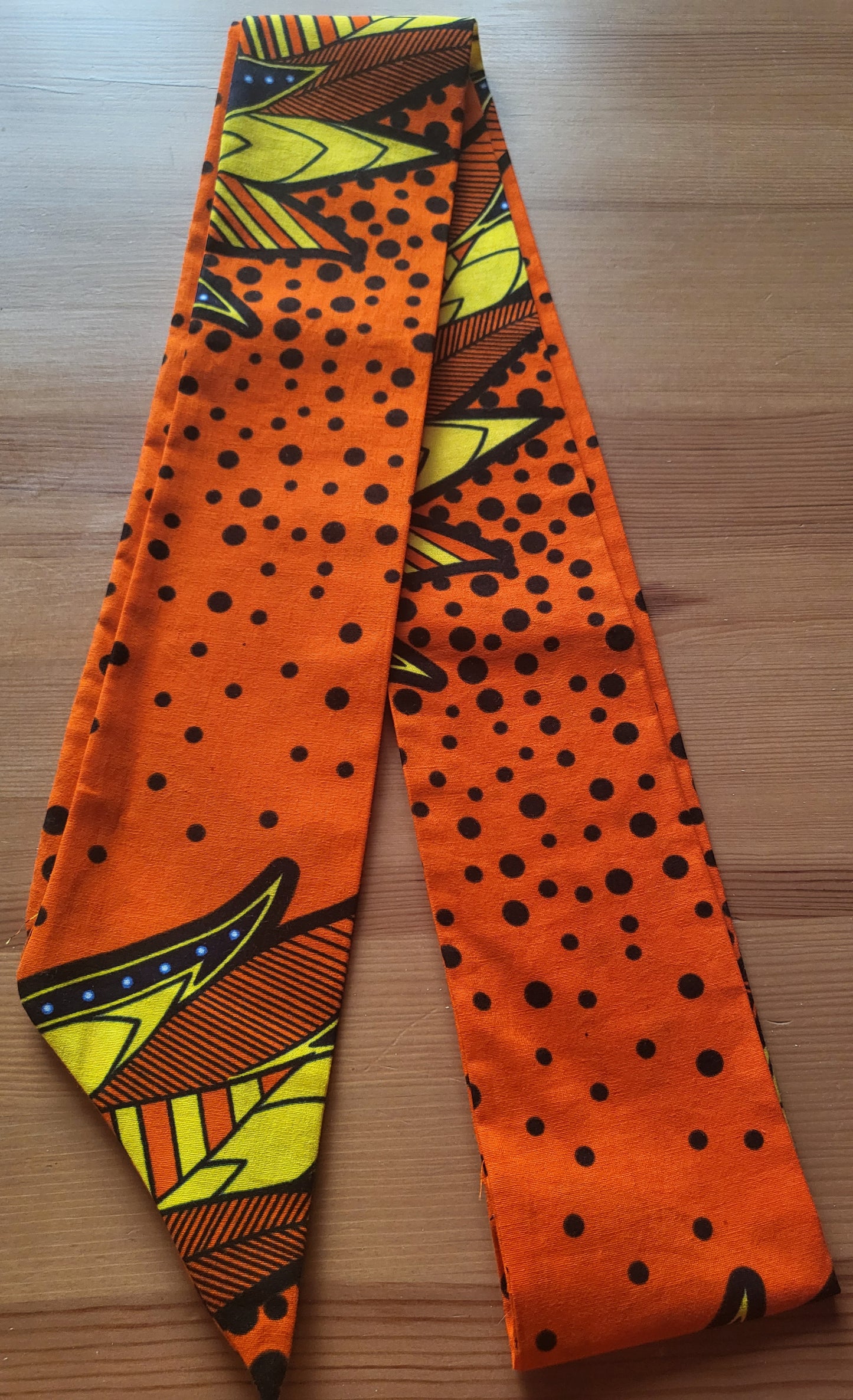 African print sash belt | Neck tie | Bag accessory - Glo Cre8s