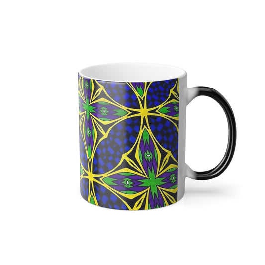 Unique art print Color Morphing Mug, 11oz unique gift ideas mothers day gift fathers day gift birthday gift for boss - Glo Cre8s