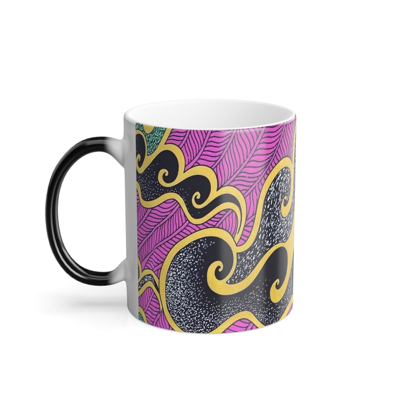 Unique art print Color Morphing Mug, 11oz unique gift ideas mothers day gift fathers day gift birthday gift for boss - Glo Cre8s