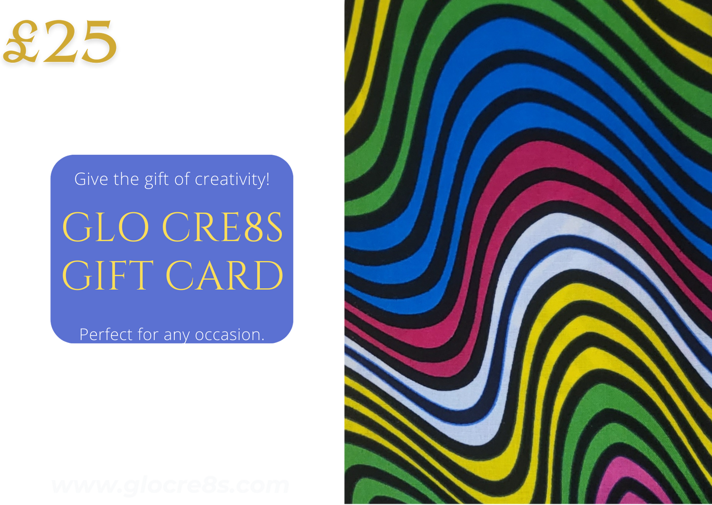 Glo Cre8s e-voucher gift card - Glo Cre8s