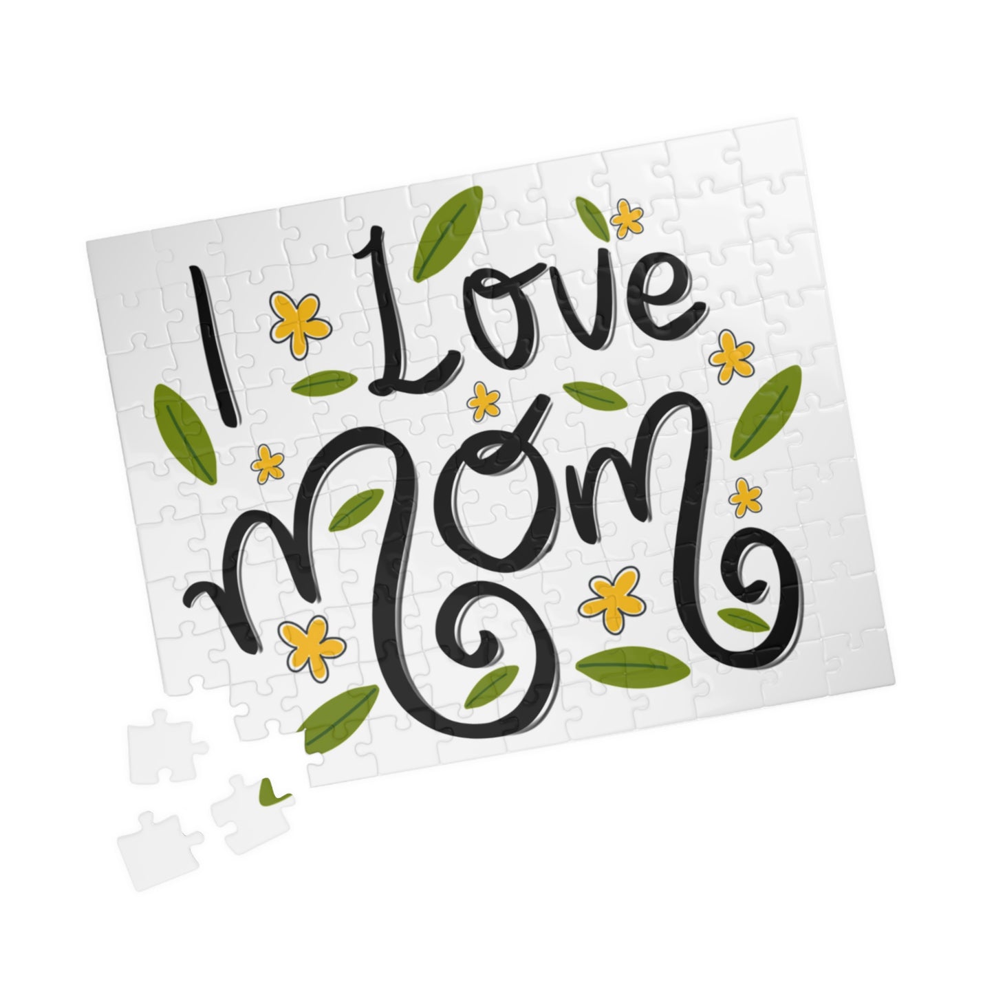 I love mom puzzle (110, 252, 520, 1014-piece) Mothers day gift for mum, Mothers day puzzle game - Glo Cre8s