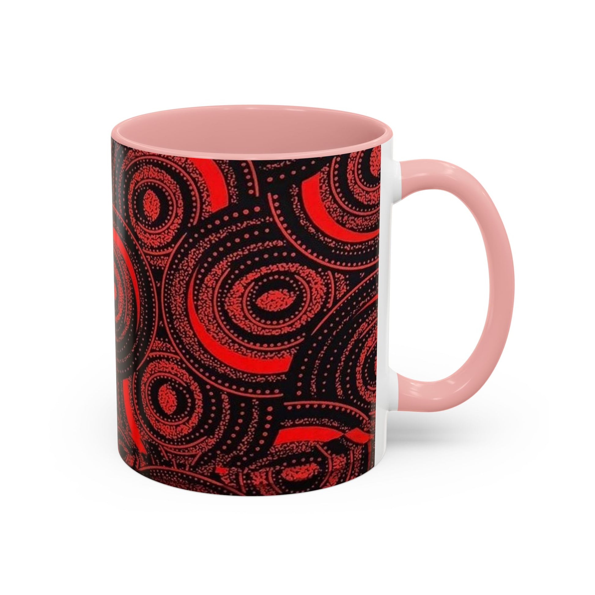 Orange African art Accent Coffee Mug, 11oz unique gift ideas mothers day gift fathers day gift birthday gift for boss - Glo Cre8s