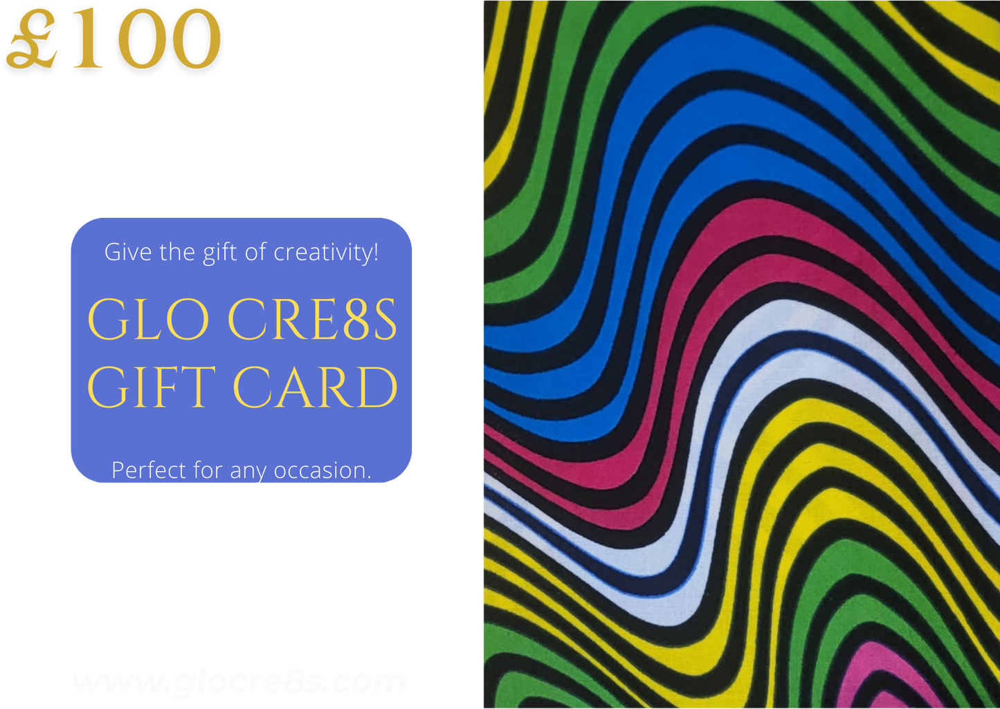 Glo Cre8s e-voucher gift card - Glo Cre8s