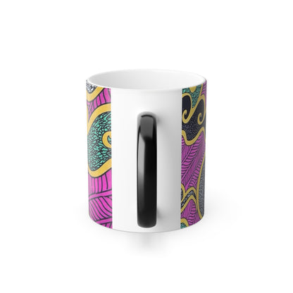 Unique Art Print Colour Morphing Mug