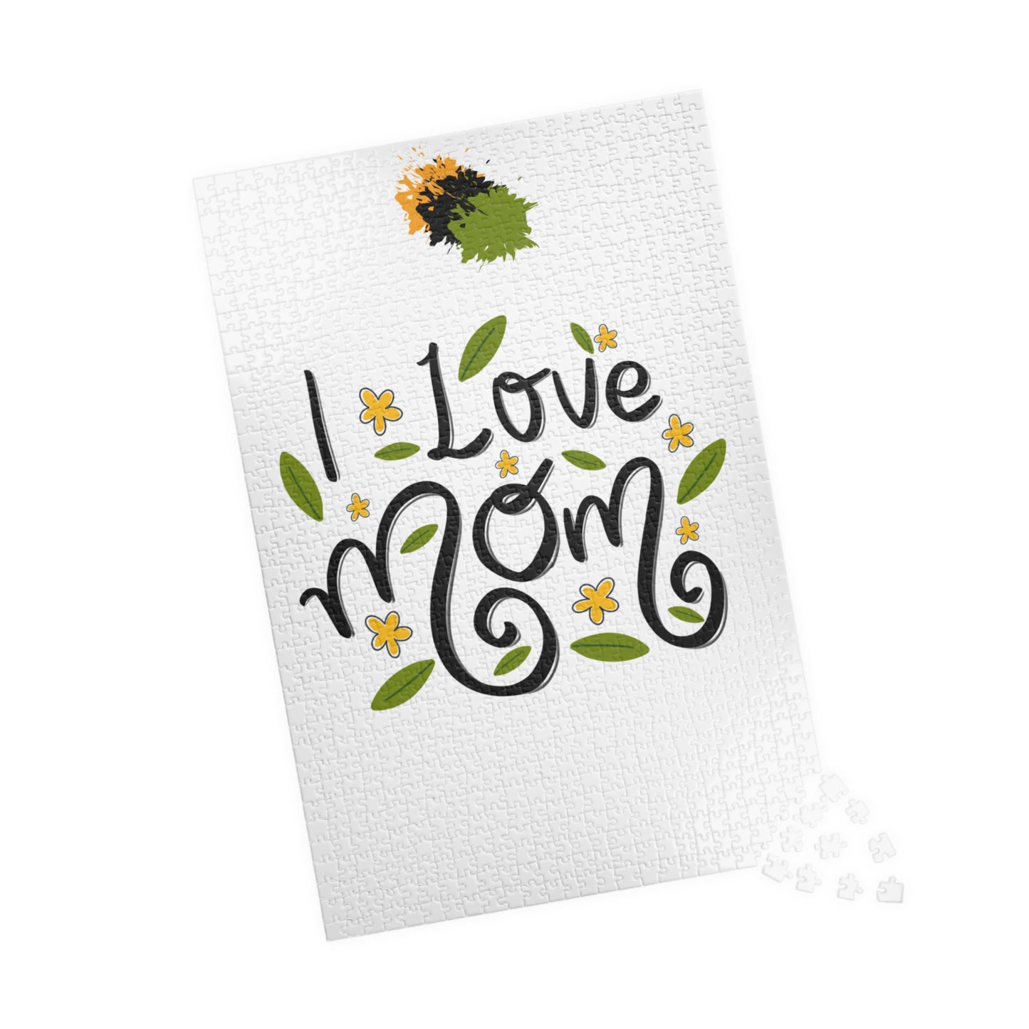 I love mom puzzle (110, 252, 520, 1014-piece) Mothers day gift for mum, Mothers day puzzle game - Glo Cre8s