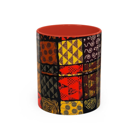 African art Accent Coffee Mug, 11oz unique gift ideas mothers day gift fathers day gift birthday gift for boss - Glo Cre8s