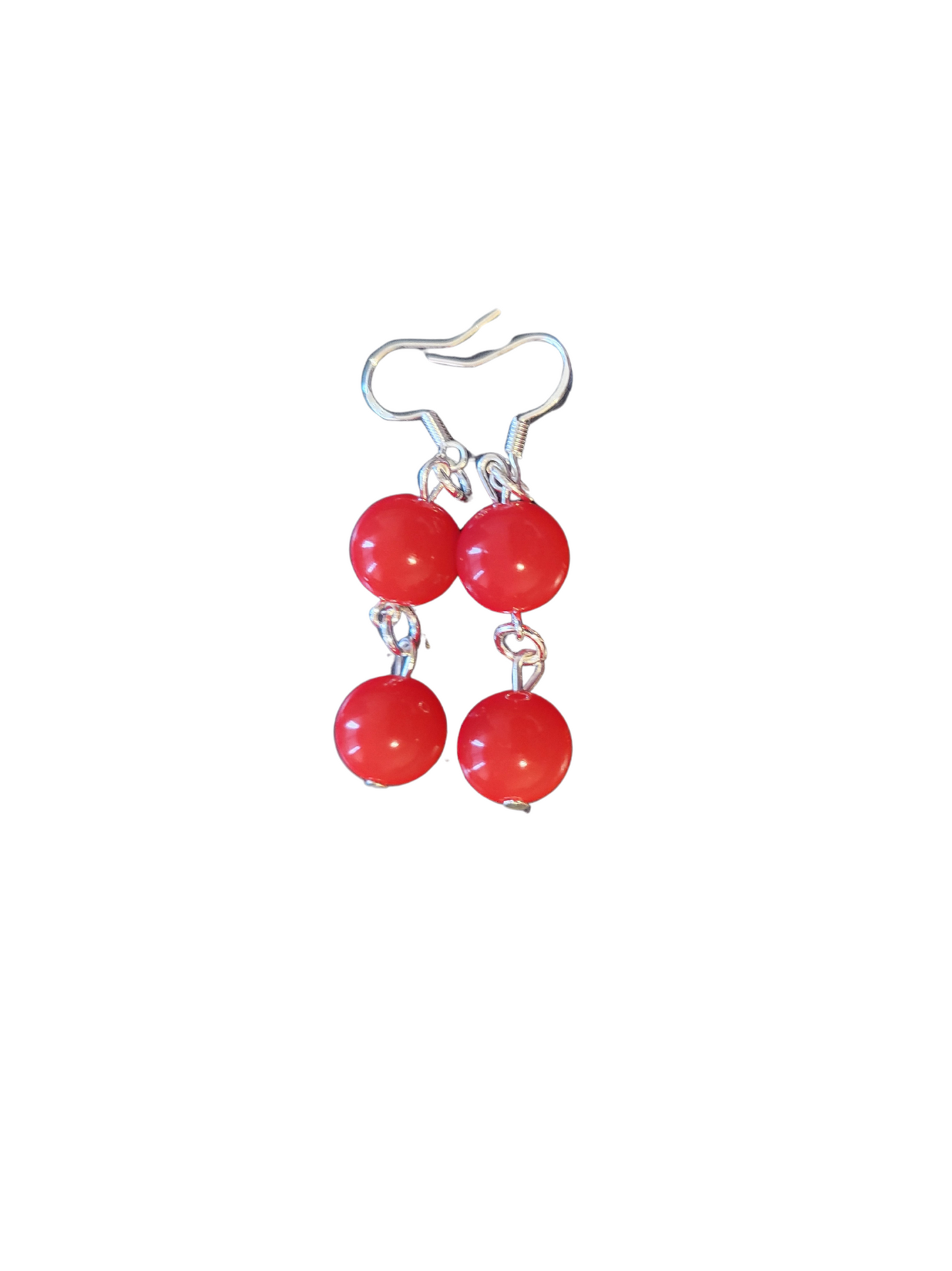 Red Necklace Jewelry Set | Red Earrings - Glo Cre8s