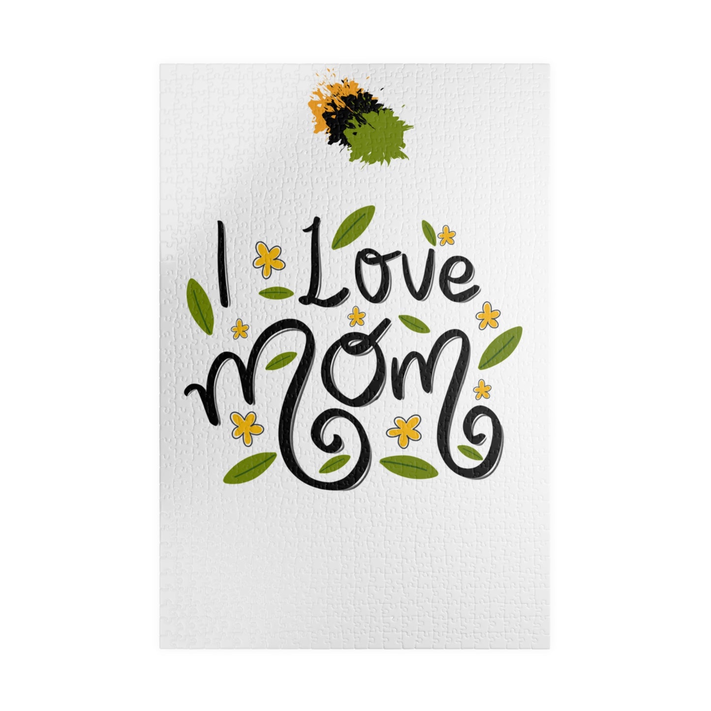 I love mom puzzle (110, 252, 520, 1014-piece) Mothers day gift for mum, Mothers day puzzle game - Glo Cre8s