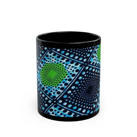 African art Black Mug (11oz) unique gift ideas mothers day gift fathers day gift birthday gift for boss - Glo Cre8s