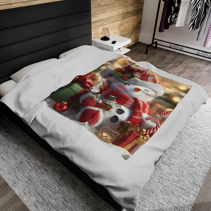 Christmas Velveteen Plush Blanket