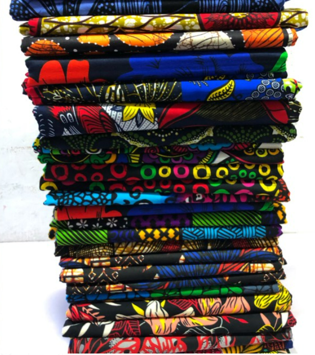 Mix and Match Bundle of 20 Wholesale African Print Fabrics, Multicoloured Ankara Fabrics, 120 Yards, 100% Cotton Fabrics - Glo Cre8s