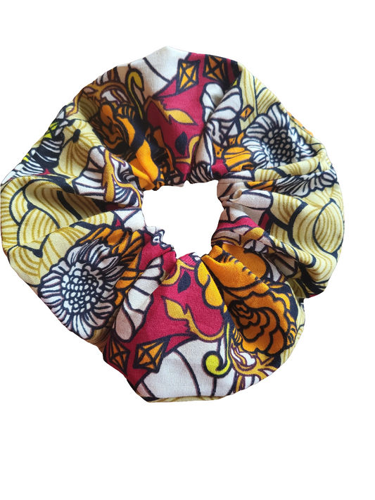 Floral Large Scrunchies - Glo Cre8s