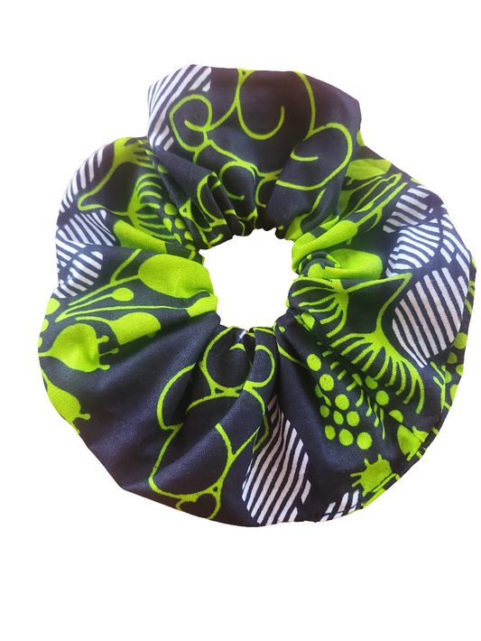 Green Orange Scrunchies Large - Glo Cre8s