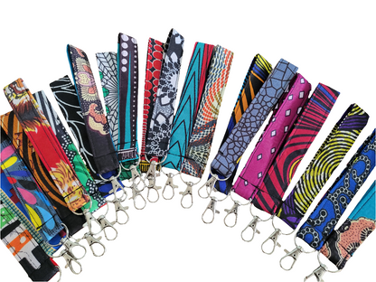 "Colorful Wristlet Keychain", "Stylish Key Holder", "Vibrant Keychain for Everyday Use"