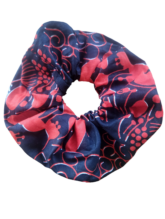 Red Turquoise Scrunchies Large - Glo Cre8s