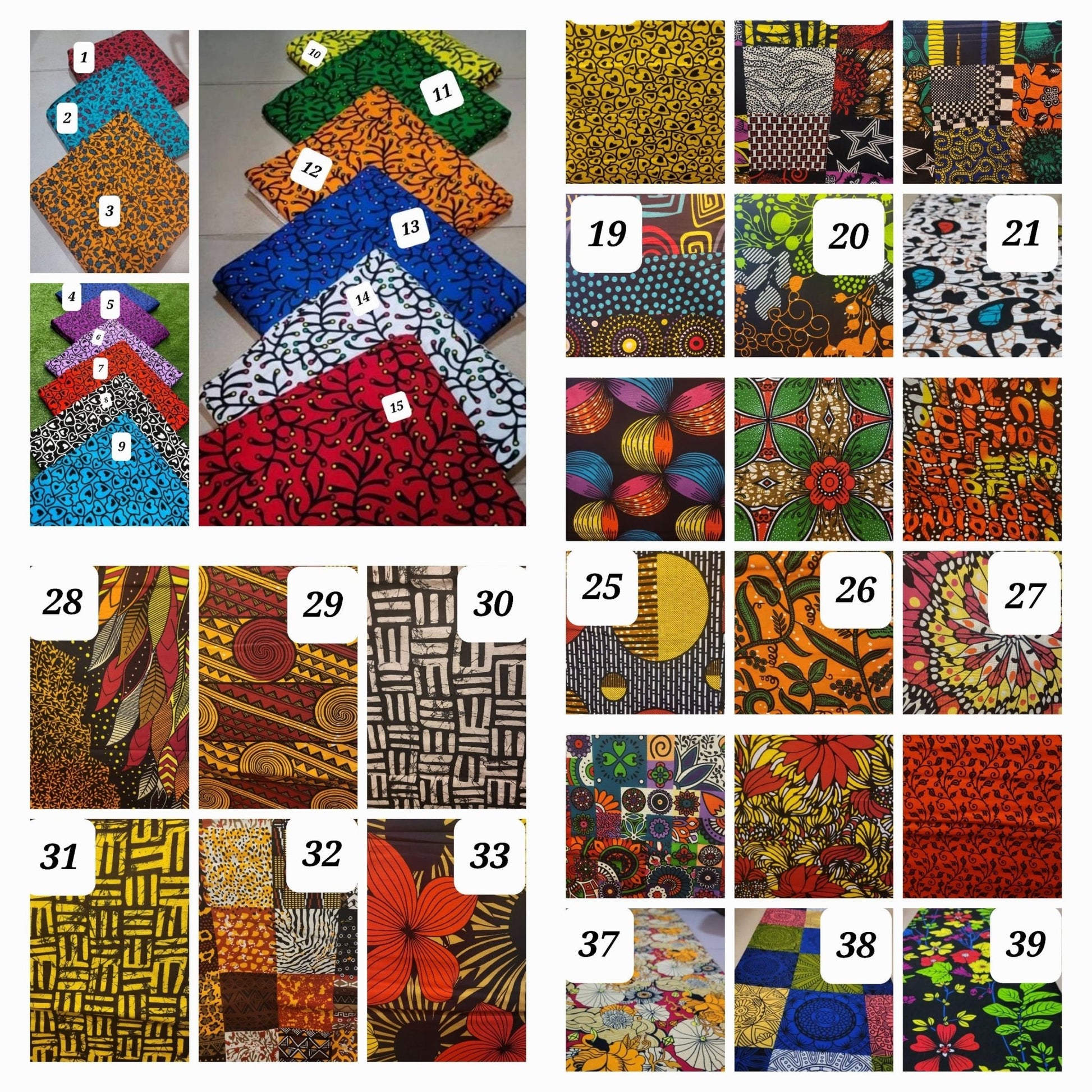 60 Assorted Quilting Fabric Squares | 100% Cotton 5 x 5 inches | Patchwork Squares 12.5 x 12.5 cm - Glo Cre8s