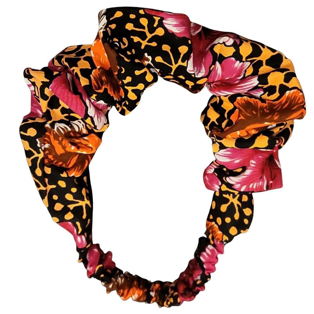 African Print Floral Headband HB-1 - Glo Cre8s