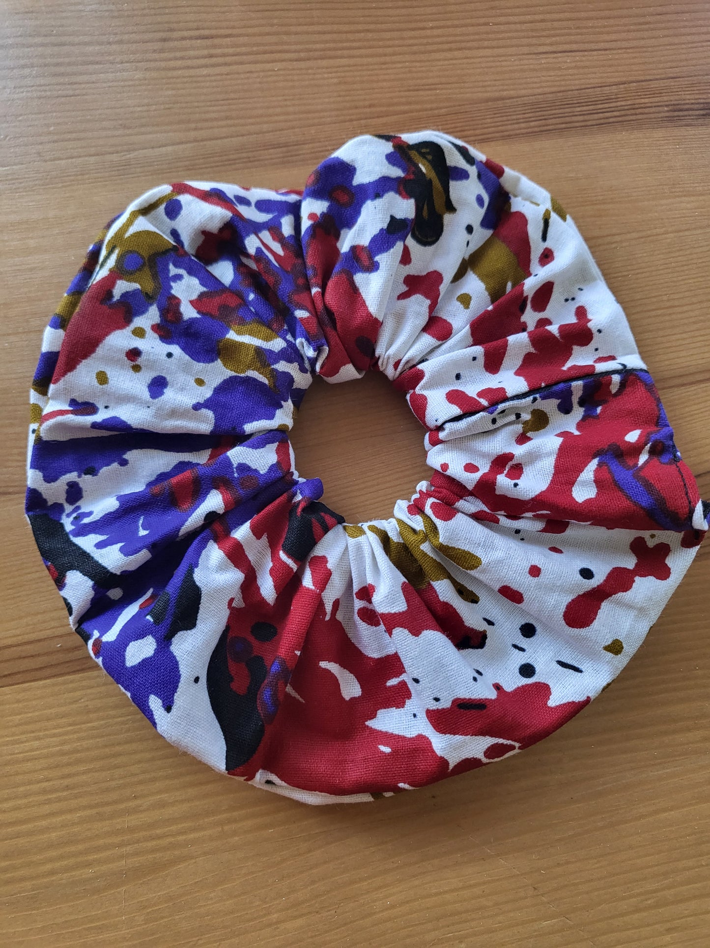 Large scrunchies 100% Cotton scrunchies - 40 patterns available - Glo Cre8s