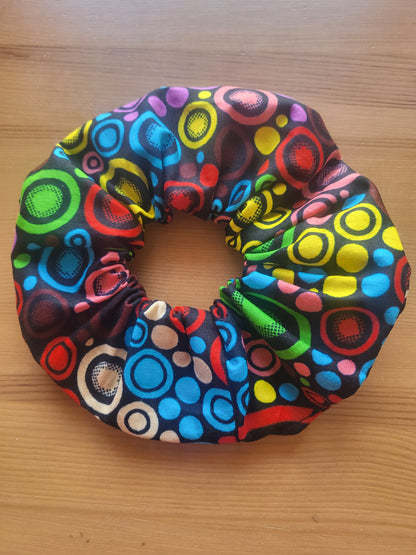 Large scrunchies 100% Cotton scrunchies - 40 patterns available - Glo Cre8s