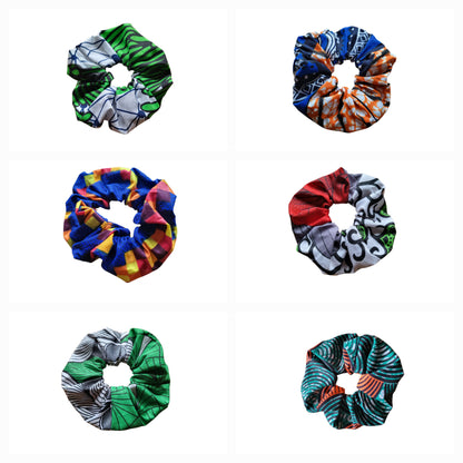 Large scrunchies | African print scrunchies - over 60 patterns - Glo Cre8s