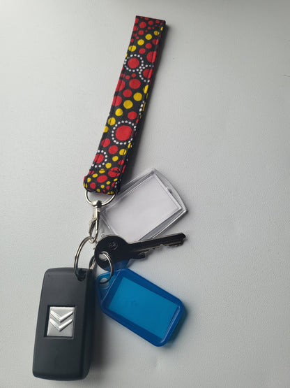 Multicoloured Wristlet Keychains