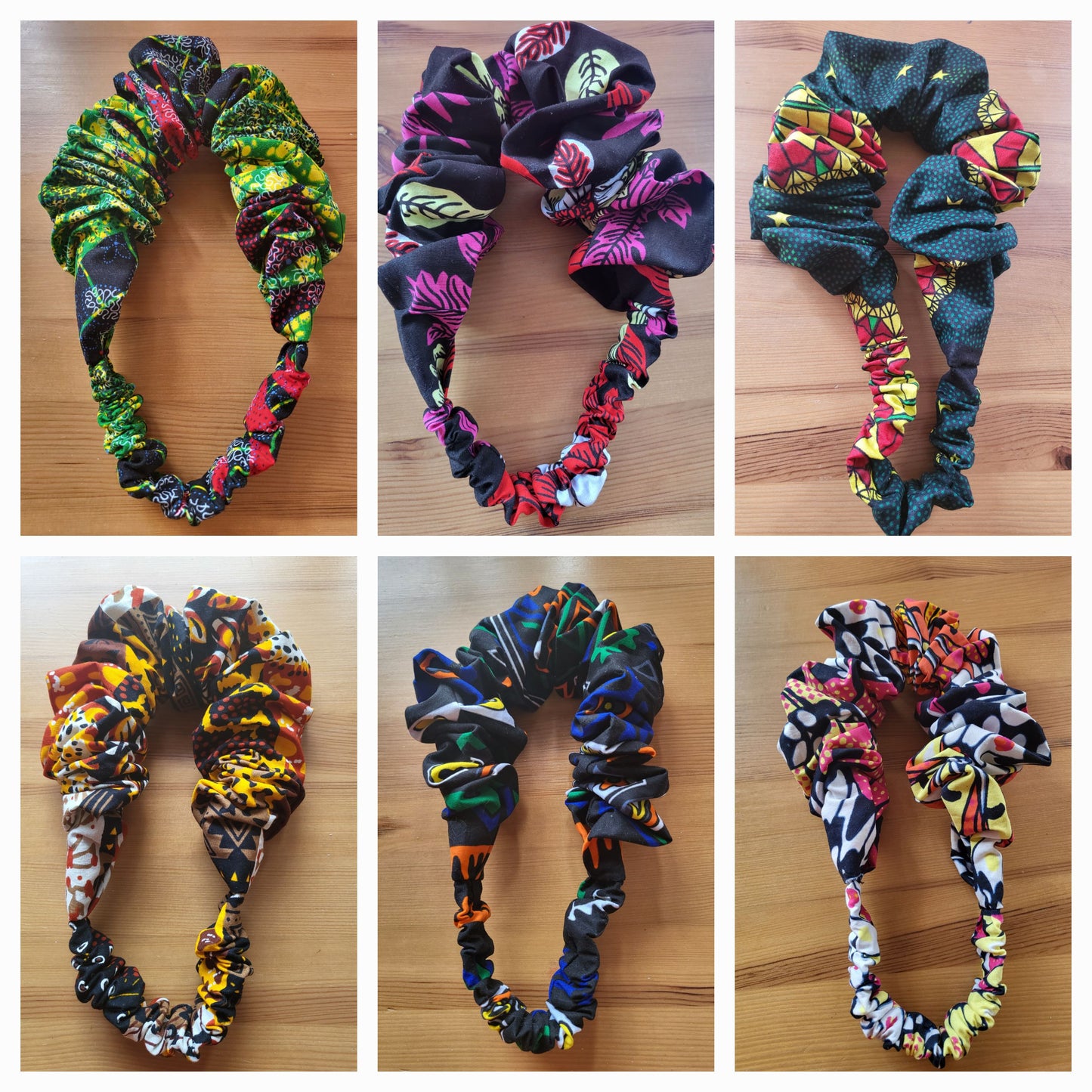 Ruffled African Print Headband - over 30 patterns - Glo Cre8s