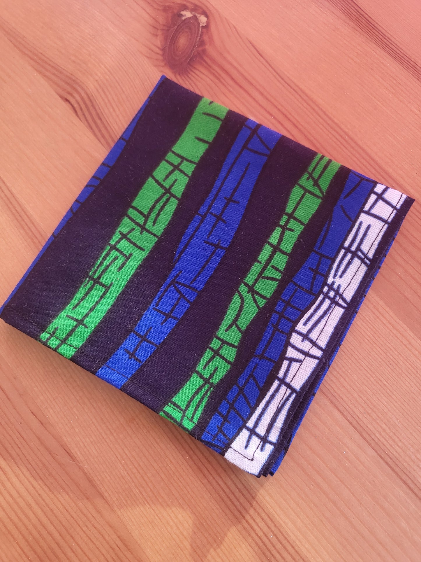 Mens pocket squares, 100% cotton handkerchiefs in a box - Glo Cre8s