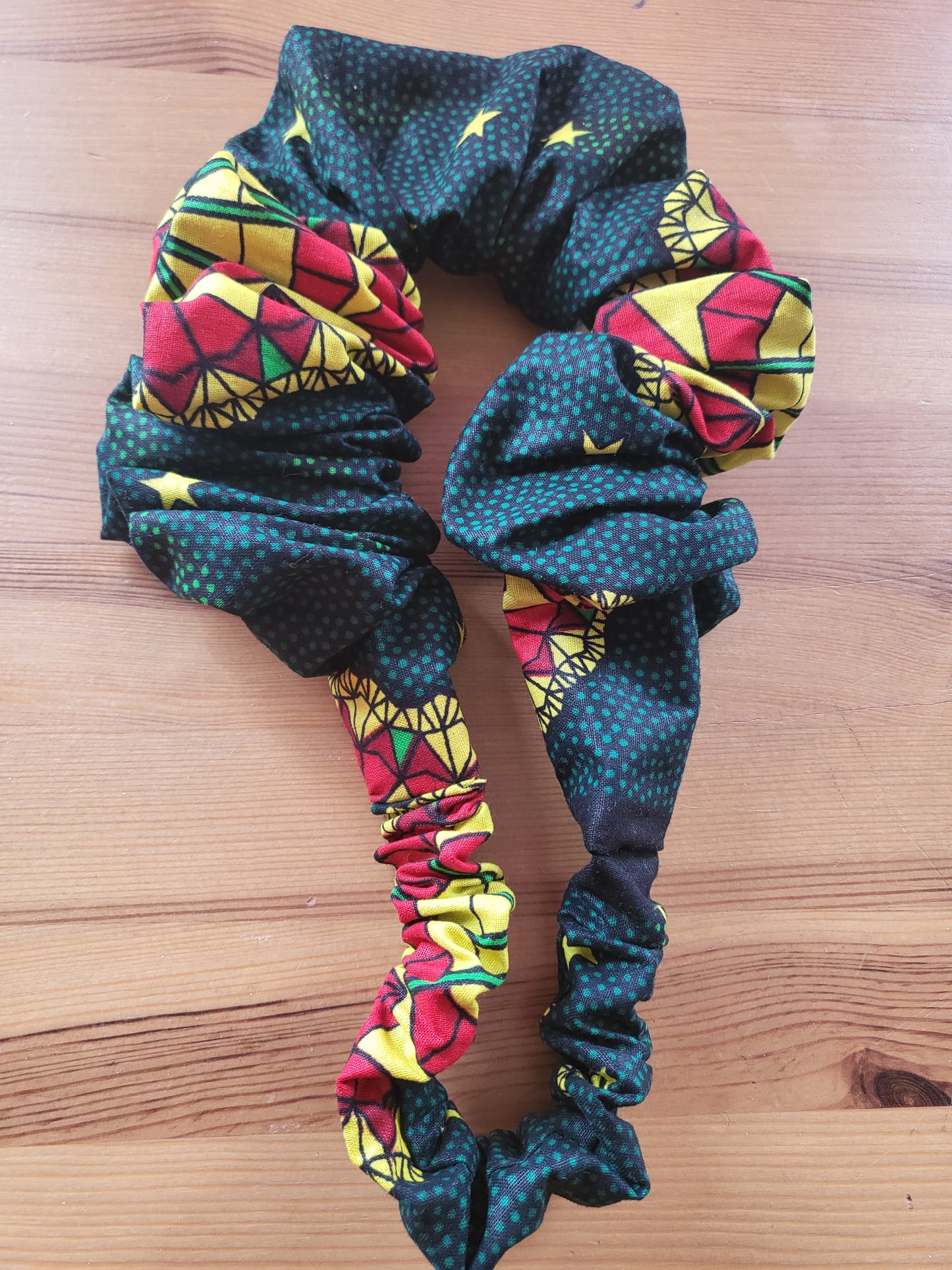 Ruffled African Print Headband - over 30 patterns - Glo Cre8s