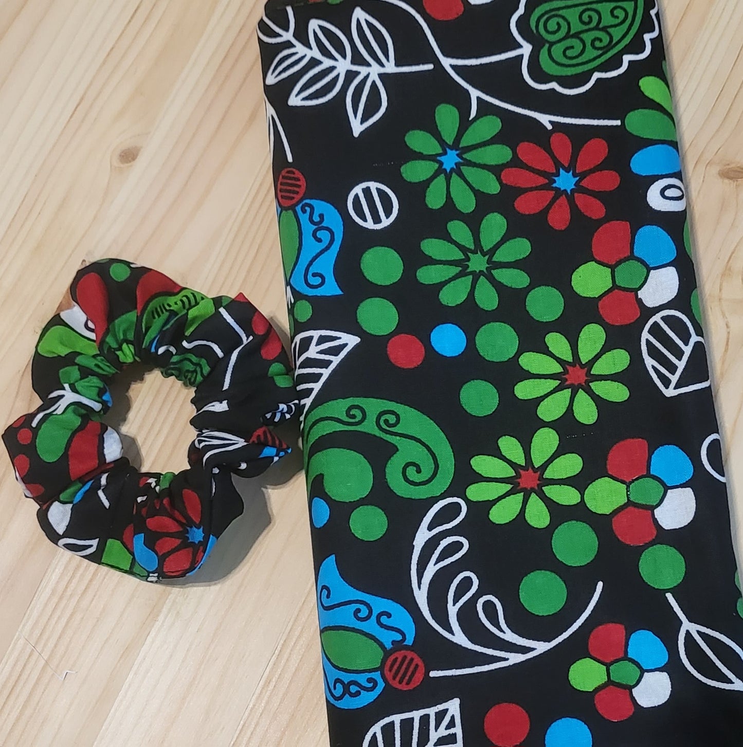 African Print Scrunchies - Glo Cre8s