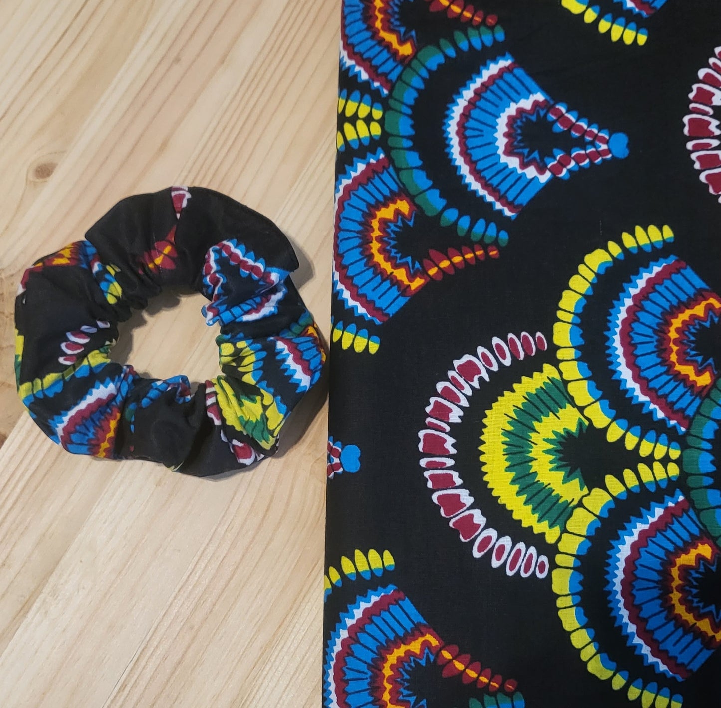 African Print Scrunchies - Glo Cre8s