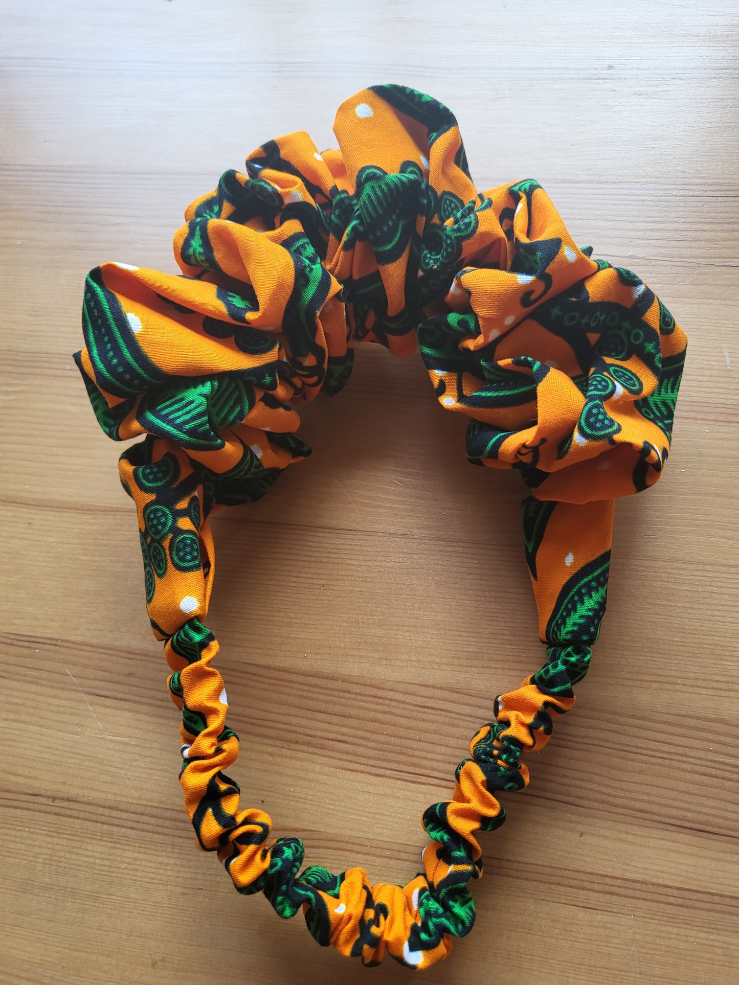 Ruffled African Print Headband - over 30 patterns - Glo Cre8s